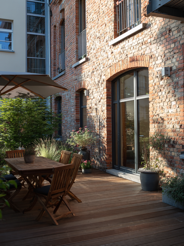 Terrassenbau in Hildesheim Terrasse, WPC